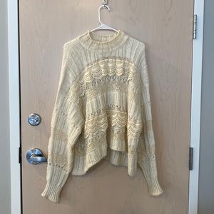 Zara lace sweater